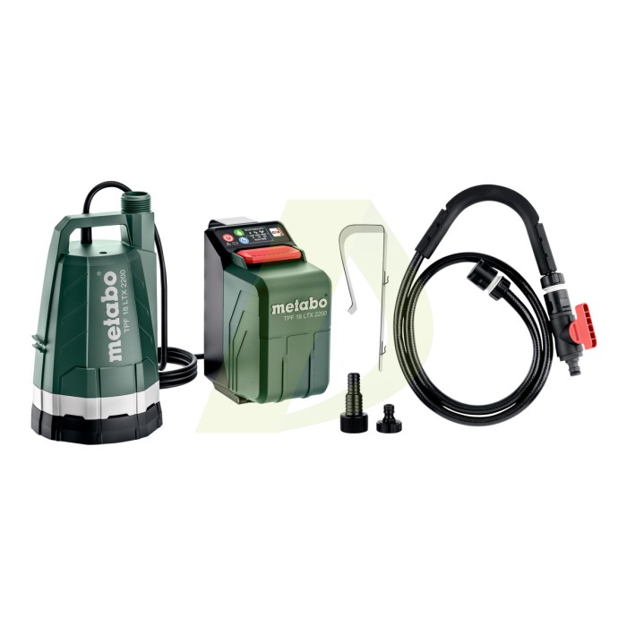 TPF 18 LTX 2200 Акумуляторний заглибний насос і бочковий насос для дощової води TPF 18 LTX 2200 Акумуляторний заглибний насос і бочковий насос для дощової води