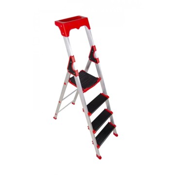 Стремянка односторонняя алюминиевая Vulkan 1303, 1 секция, 4 ступ., 1,7 м (39276)