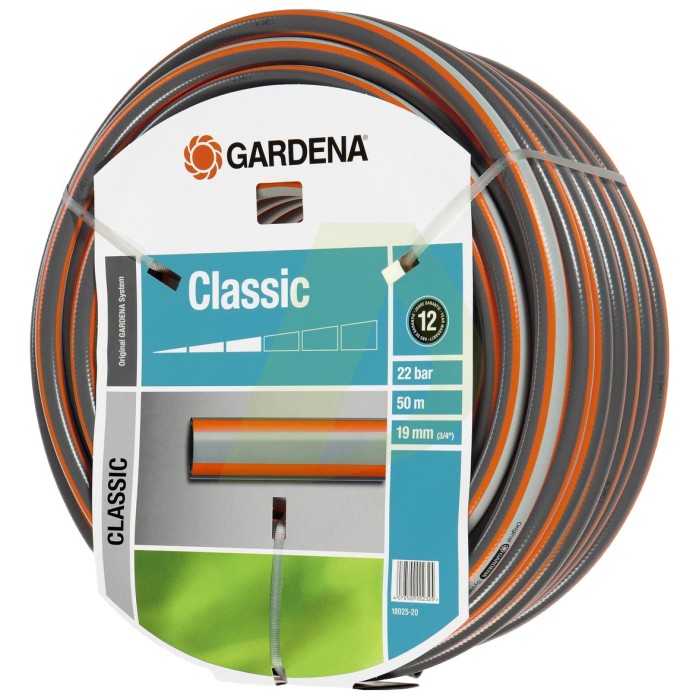 Шланг GARDENA Classic 3/4", 50 м (18025-20.000.00) Шланг GARDENA Classic 3/4", 50 м (18025-20.000.00)