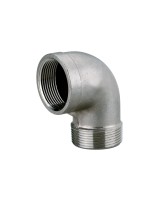 Кутовий з'єднувальний патрубок 2", нержавіюча сталь (628802000)