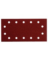 10 шлифовальных листов на липучках 115x230 мм, P 80, Д+М, SR (625788000)