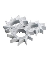 10 фрезерных звездочек с плоскими зубцами, RFEV 19–125 RT (628271000)