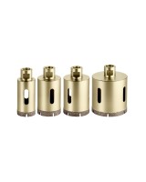 Набор сверлильных алмазных коронок для керамической плитки «Dry», 4 предмета, M 14 (628319000)