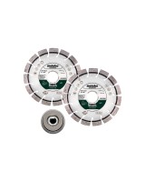 Комплект: 2 алмазні відрізні круги 125x22,23 мм, «UP» +1 стяжна гайка Quick M 14 (628582000)