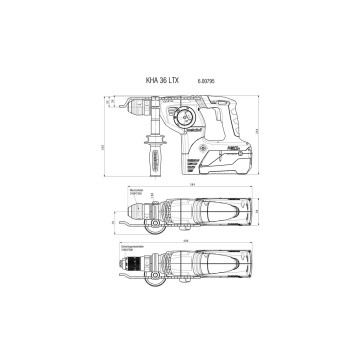 Акумуляторний перфоратор METABO KHA 36 LTX (600795840)