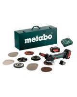 Аккумуляторная угловая шлифмашина METABO W 18 LTX 125 Quick Inox Set (600174880)