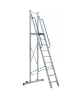 Стремянка-помост алюминиевая ELKOP TOR 709, 1 секция, 9 ступ., 3,1 м (36123)