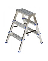 Лестница двусторонняя алюминиевая ELKOP DHR 403, 2 секции, 3 ступ., 0,6 м (36488)