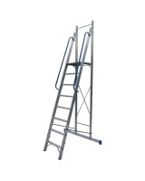 Стремянка-помост алюминиевая ELKOP TOR 708, 1 секция, 8 ступ., 2,9 м (37486)
