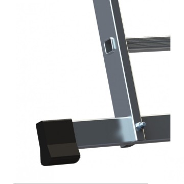 Лестница двусторонняя алюминиевая ELKOP VHR Trend, 2 секции, 8 ступ., 2,1-3,4 м (37494)