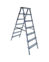 Драбина двостороння алюмінієва ELKOP DHR 407, 2 секції, 7 сход., 1,5 м (37894)