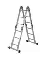 Драбина-трансформер алюмінієва ELKOP M AL з платформою, 4 секції, 3 сход., 0,9-3,3 м (38058)