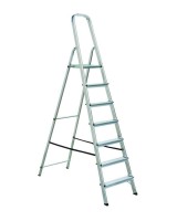 Стремянка односторонняя алюминиевая ELKOP ALW 507, 1 секция, 7 ступ., 2,1 м (38199)
