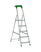 Стремянка односторонняя алюминиевая ELKOP ALW 405 P, 1 секция, 5 ступ., 1,7 м (38772)