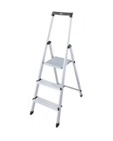 Стрем'янка одностороння алюмінієва KRAUSE Solidy, 1 секція, 3 сход., 1,3 м (126214)