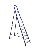 Стремянка односторонняя металлическая STARK SMLW510, 1 секция, 10 ступ., 2,6 м (525110208)