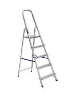 Стремянка односторонняя алюминиевая STARK SALW505, 1 секция, 5 ступ., 1 м (525150103)