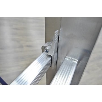 Лестница двусторонняя алюминиевая STARK SVHR, 2 секции, 10 ступ., 2,8-4,7 м (525210405)