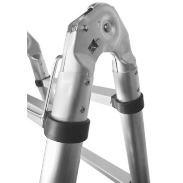 Драбина телескопічна двостороння, шарнірна, алюмінієва STARK STSD, 2 секції, 5 сход., 1,6 м (525216003)