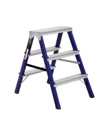 Драбина двостороння металева STARK SMDHR 403, 2 секції, 3 сход., 0,6 м (525230301)