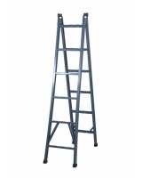 Лестница двусторонняя шарнирная, диэлектрическая ЗІО ДСПСД-7/3,5, 2 секции, 20 ступ., 7 м (48240700)