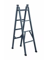 Драбина двостороння шарнірна, діелектрична ЗІО ДССП-4/2, 2 секції, 12 сход., 2-4 м
