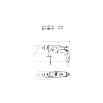 Дрель METABO SBEV 1300-2 S (600786500)
