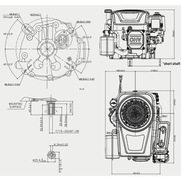 Двигатель бензиновый HUSQVARNA HS413AE