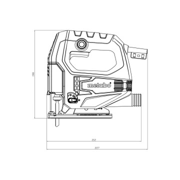 Електричний лобзик METABO STEB 65 Quick (601030000)