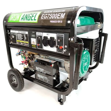Генератор бензиновый IRON Angel EG 7500 EМ