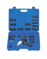 Пневматический гайковерт KING TONY 1/2" 678 Нм с головками (44118MP)