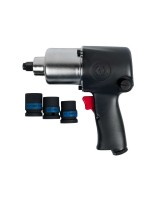 Пневматический гайковерт KING TONY 1/2" 678 Hм, в комплекте 3 торцевые головки (P33421-040B)