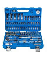 Набір інструментів універсальний KING TONY 7511MR, 110 од. 1/4"+1/2"