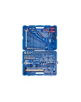 Набір інструментів універсальний KING TONY 7528MR01, 128 од. 1/4"+1/2" із звичайними тріскачками