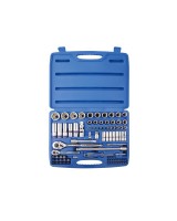 Набір інструментів універсальний KING TONY 7586MR01, 86 од. 1/4"+1/2"