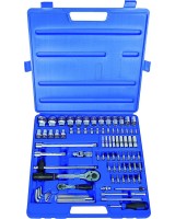 Набір інструментів універсальний KING TONY 9583MR01, 83 од. 1/4"+1/2"