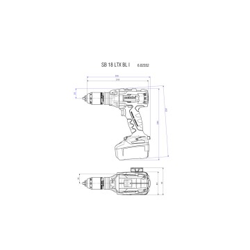 Шуруповерт METABO SB 18 LTX BL I (602352840)