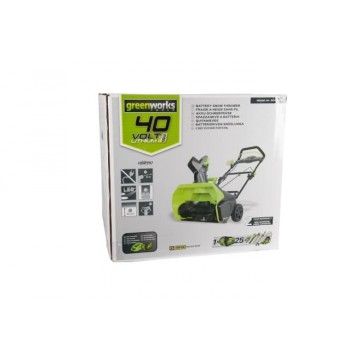 Аккумуляторный снегоуборщик GREENWORKS GD40ST (2600007) без аккумулятора