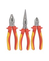 Набор инструментов KING TONY 40603GP, 3 од. VDE (кусачки, щипцы, пассатижи с изол. ручками)