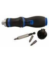 Отвертка с переменными вставками (битами), KING TONY 9 в 1 (32809MR)