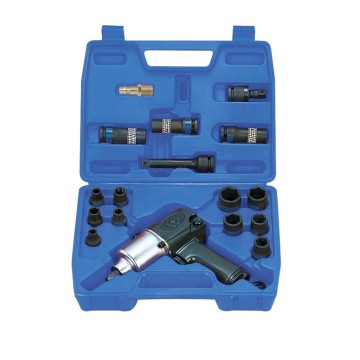 Пневматический гайковерт KING TONY 1/2" 678 Нм с головками (44116MP)