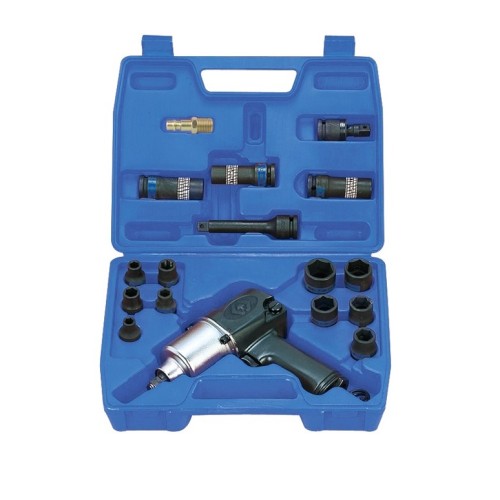 Пневматический гайковерт KING TONY 1/2" 678 Нм с головками (44116MP)