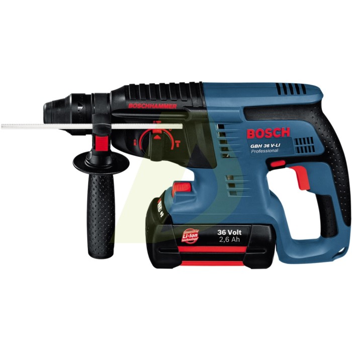 Аккумуляторный перфоратор BOSCH GBH 36 V-Li (0611900R0G) Аккумуляторный перфоратор BOSCH GBH 36 V-Li (0611900R0G)