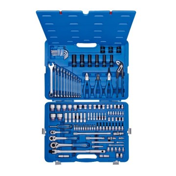 Набір інструментів універсальний KING TONY 9519MR50, 119 од. 1/4"+3/8+1/2" з бітами і ударними головками