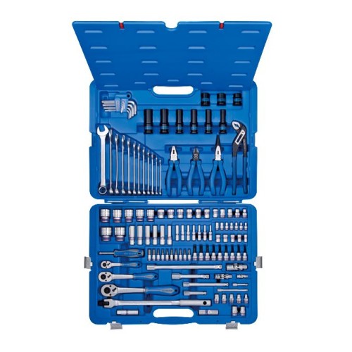 Набір інструментів універсальний KING TONY 9519MR50, 119 од. 1/4"+3/8+1/2" з бітами і ударними головками