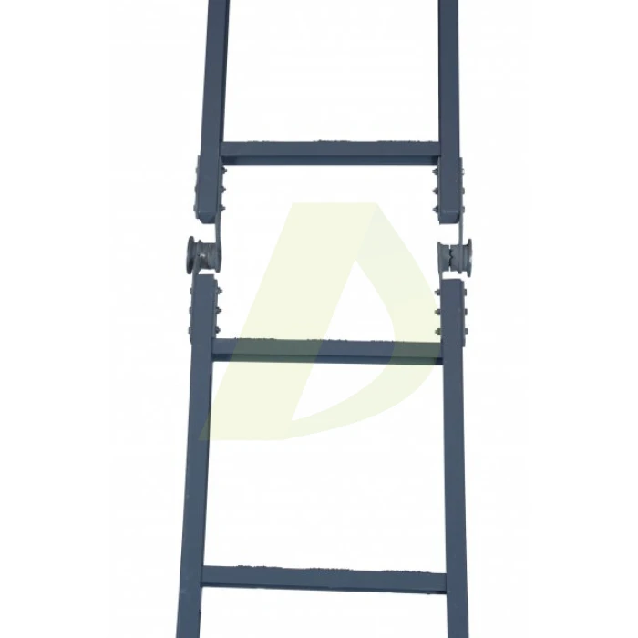 Лестница двусторонняя шарнирная, диэлектрическая ЗІО ДСПСД-3/1,5, 2 секции, 8 ступ., 3 м (48240300) Лестница двусторонняя шарнирная, диэлектрическая ЗІО ДСПСД-3/1,5, 2 секции, 8 ступ., 3 м (48240300)