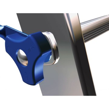 Лестница двусторонняя алюминиевая ELKOP VHR Profi, 3 секции, 13 ступ., 3,5-8,2 м (38186)