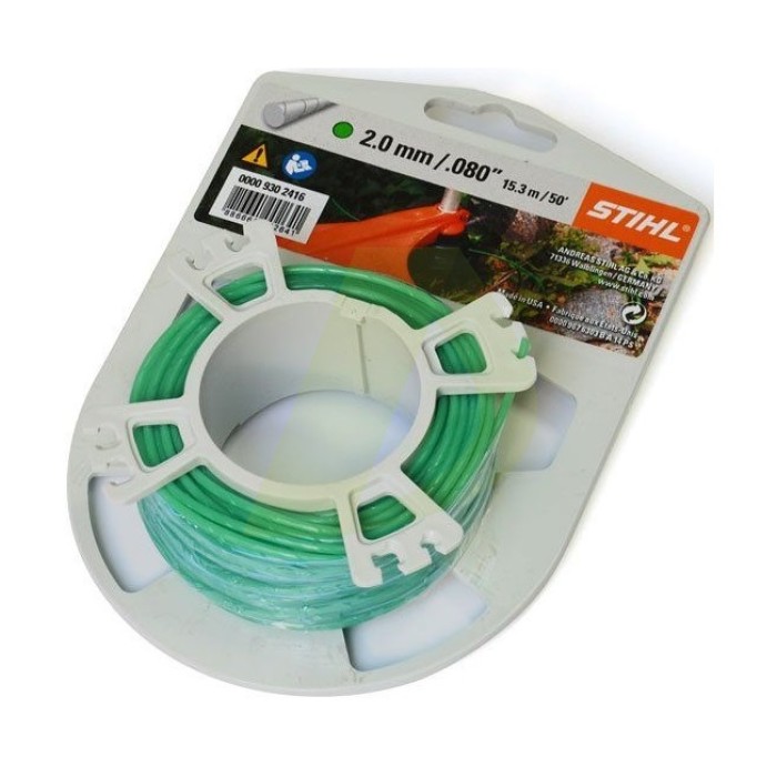 Жилка (тримерний корд) STIHL 2,0мм х 14 м кругла (малошумна) (00009302416) Жилка (тримерний корд) STIHL 2,0мм х 14 м кругла (малошумна) (00009302416)