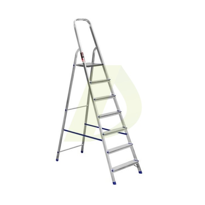 Стремянка односторонняя алюминиевая STARK SALW507, 1 секция, 7 ступ., 1,4 м (525170104) Стремянка односторонняя алюминиевая STARK SALW507, 1 секция, 7 ступ., 1,4 м (525170104)