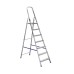 Стремянка односторонняя алюминиевая STARK SALW507, 1 секция, 7 ступ., 1,4 м (525170104)